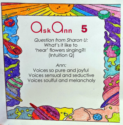 What’s it like to ‘hear’ flowers singing?! Ann Wilson